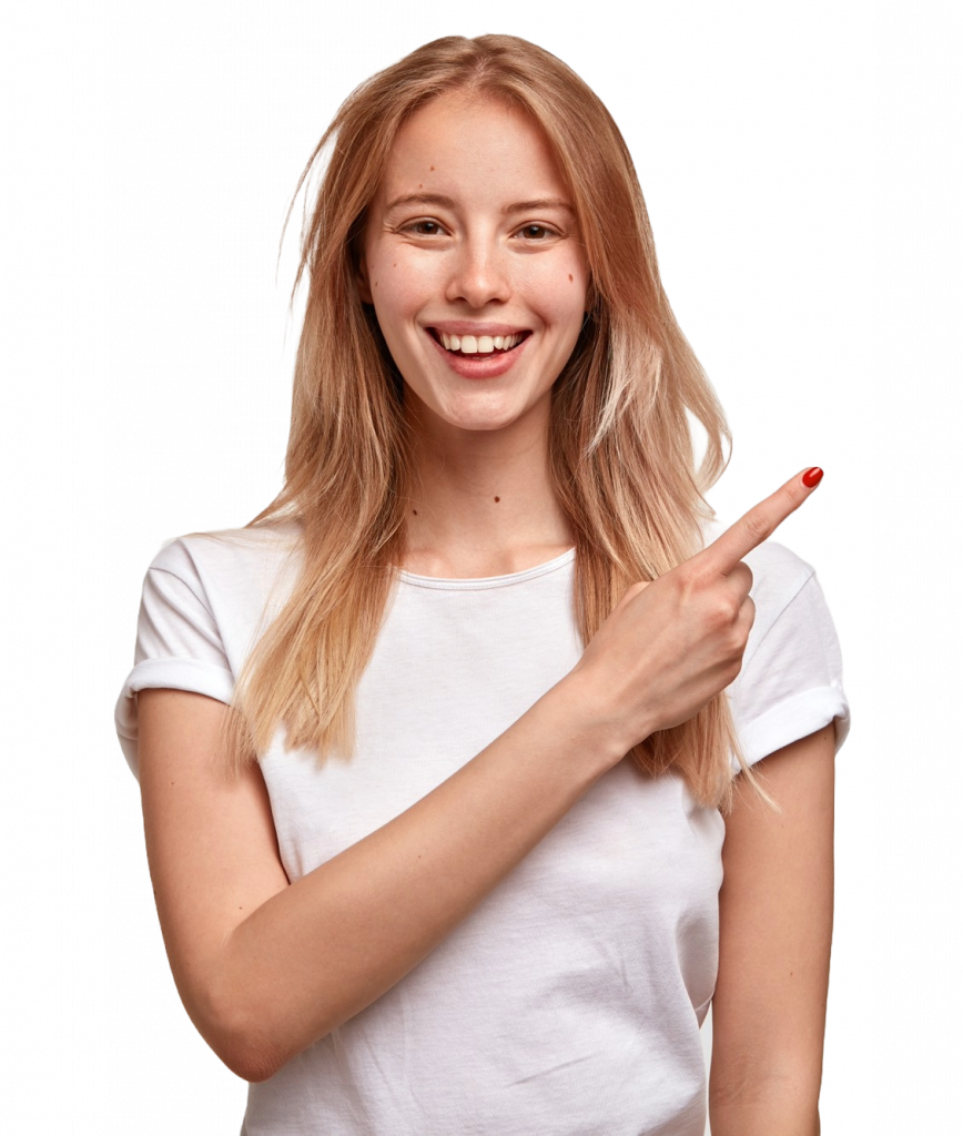 smiling girl healthy skin